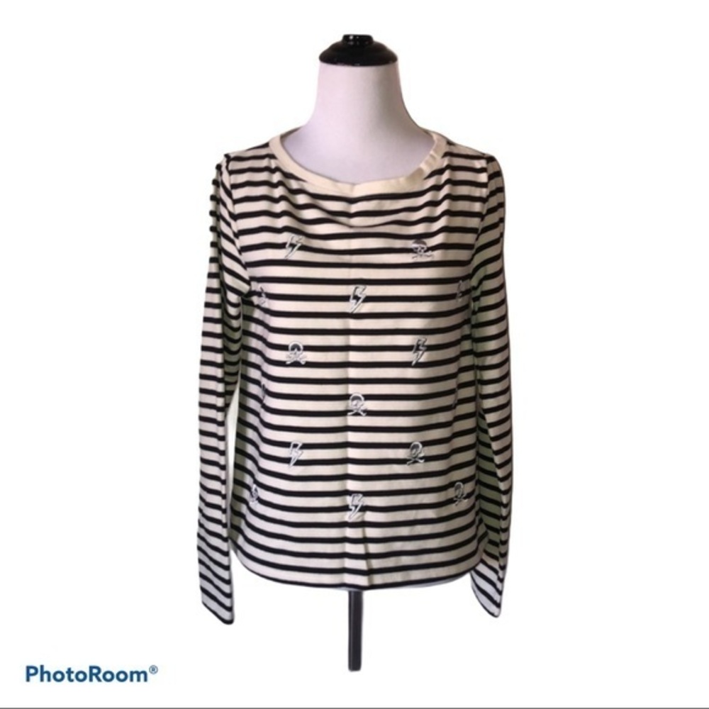 5/$30 🎈 Betsey Johnson women’s XS striped nautical performance top‎